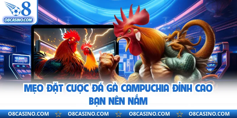 Mẹo đặt cược đá gà Campuchia đỉnh cao bạn nên nắm